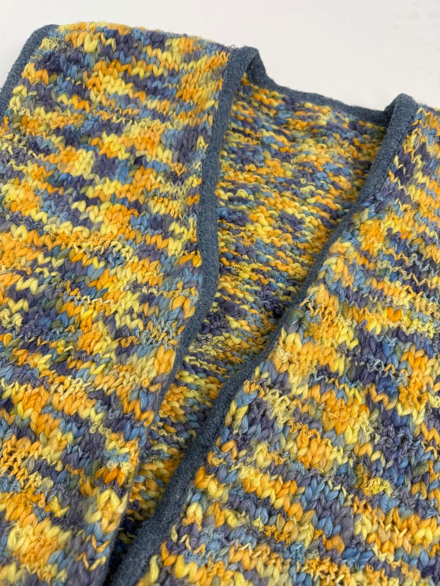 Gilet in lana mélange - fatto a mano