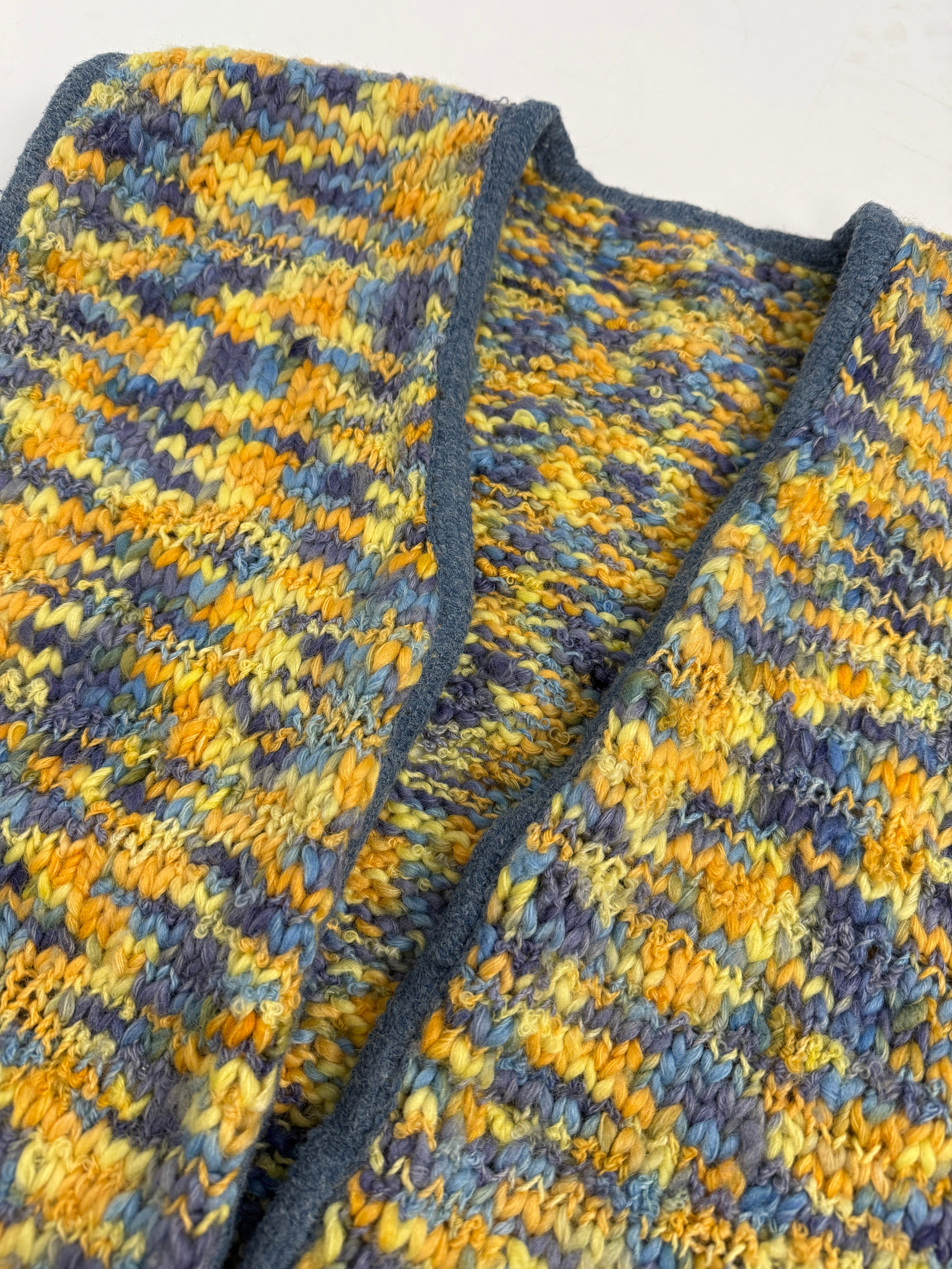 Gilet in lana mélange - fatto a mano