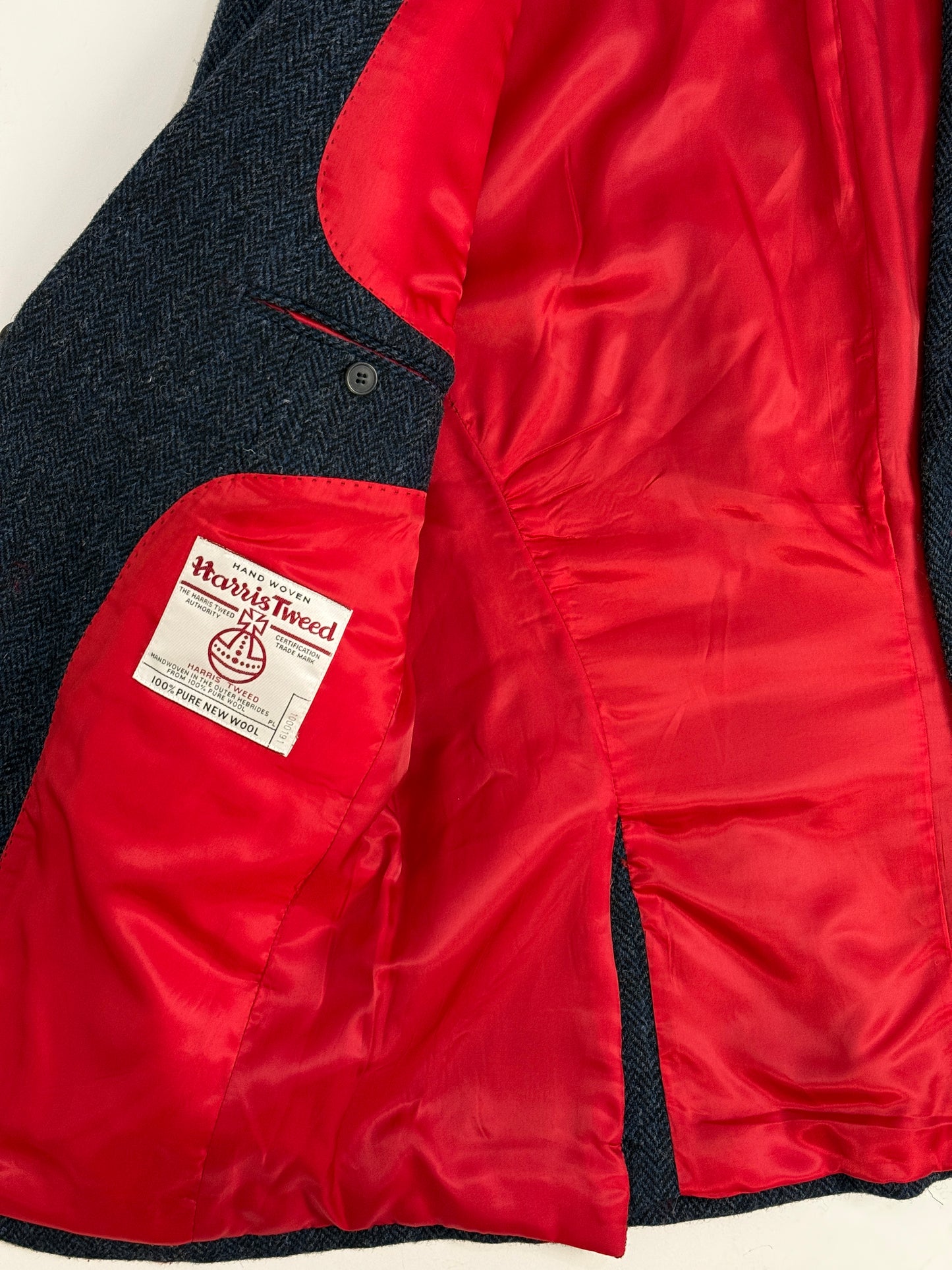 Blazer Harris Tweed in pura lana – Hand Woven Scotland