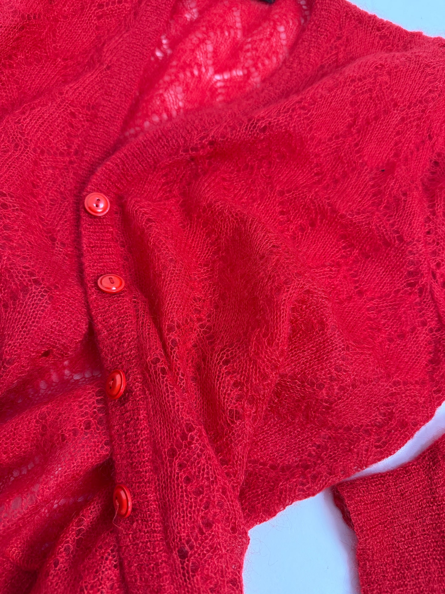 Cardigan in caldo Mohair anni ’70
