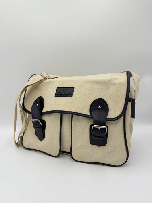 borsone-tracolla-superga-anni-90-in-canvas-beige-e-rifniture-blu