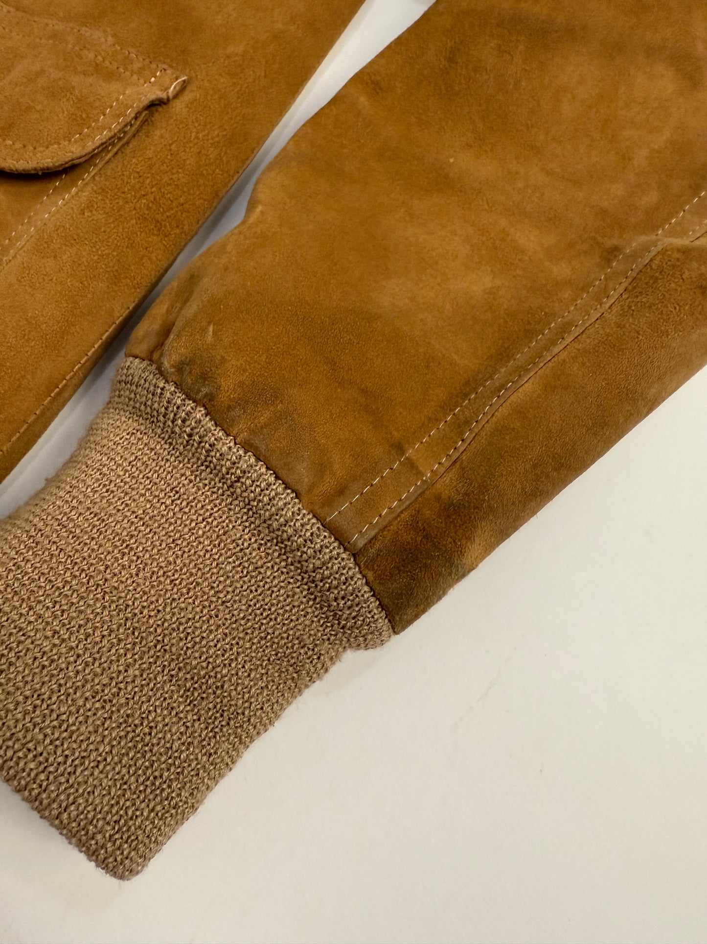 Giacca vintage scamosciata