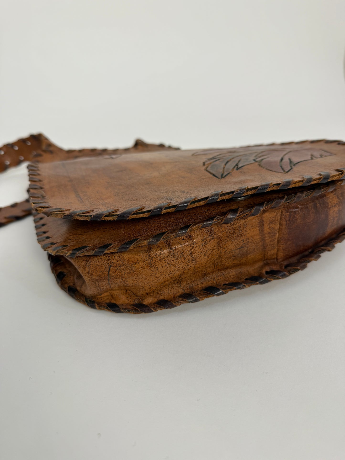 Borsa Artigianale in Cuoio anni ’70