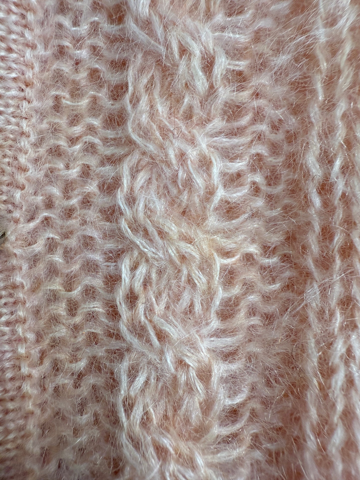 Cardigan anni '80 in mohair