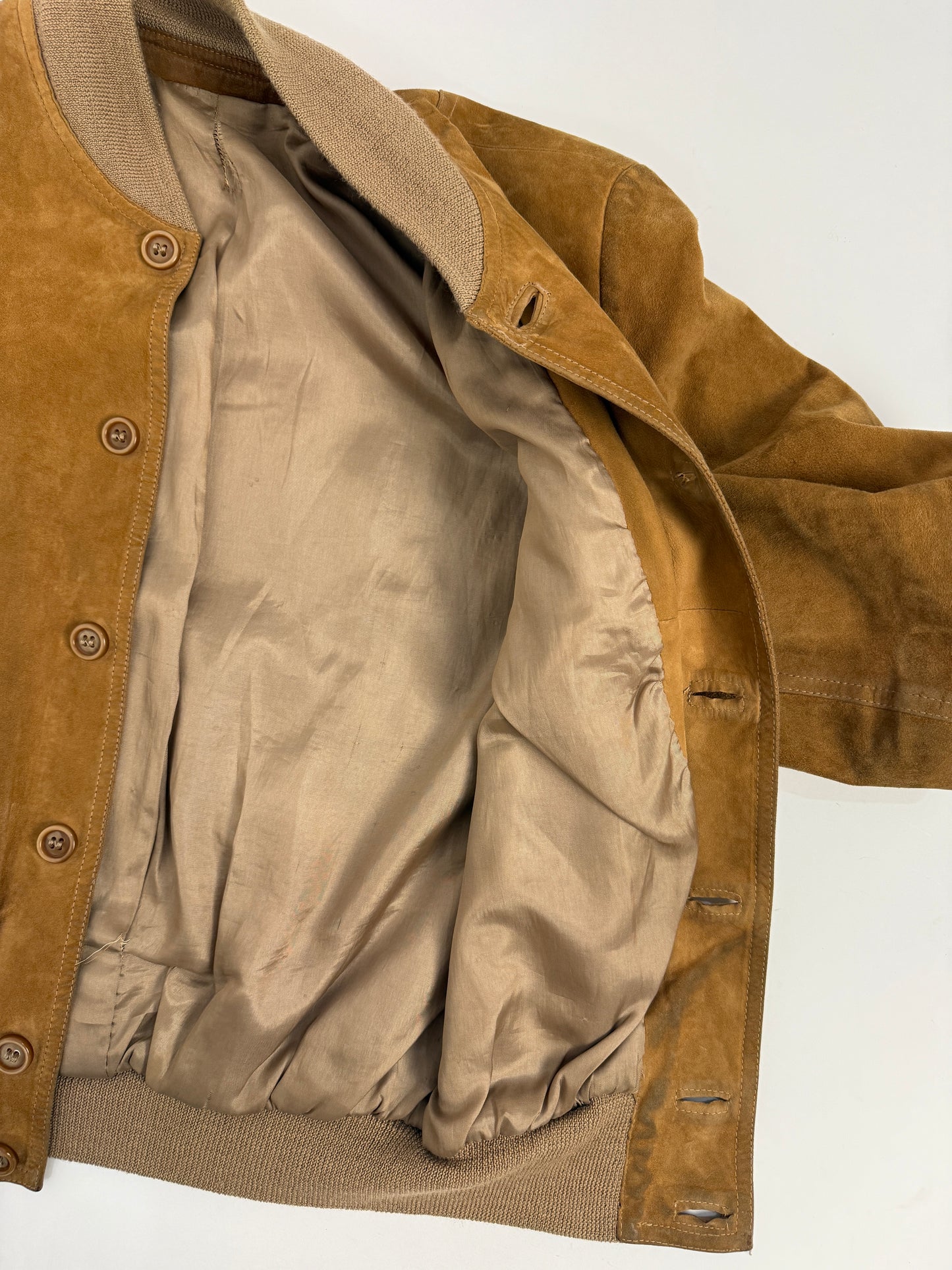 Giacca vintage scamosciata