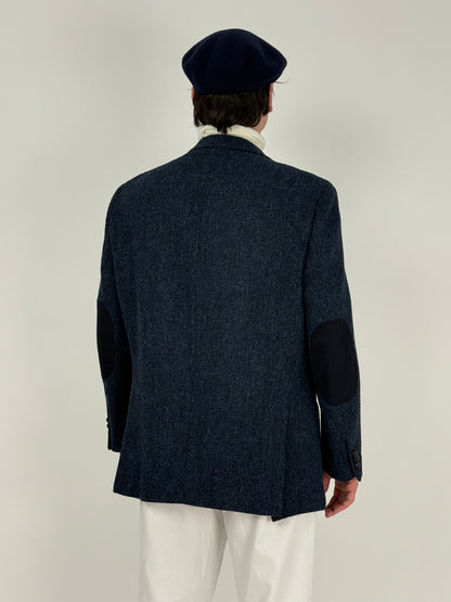 Blazer Harris Tweed in pura lana – Hand Woven Scotland