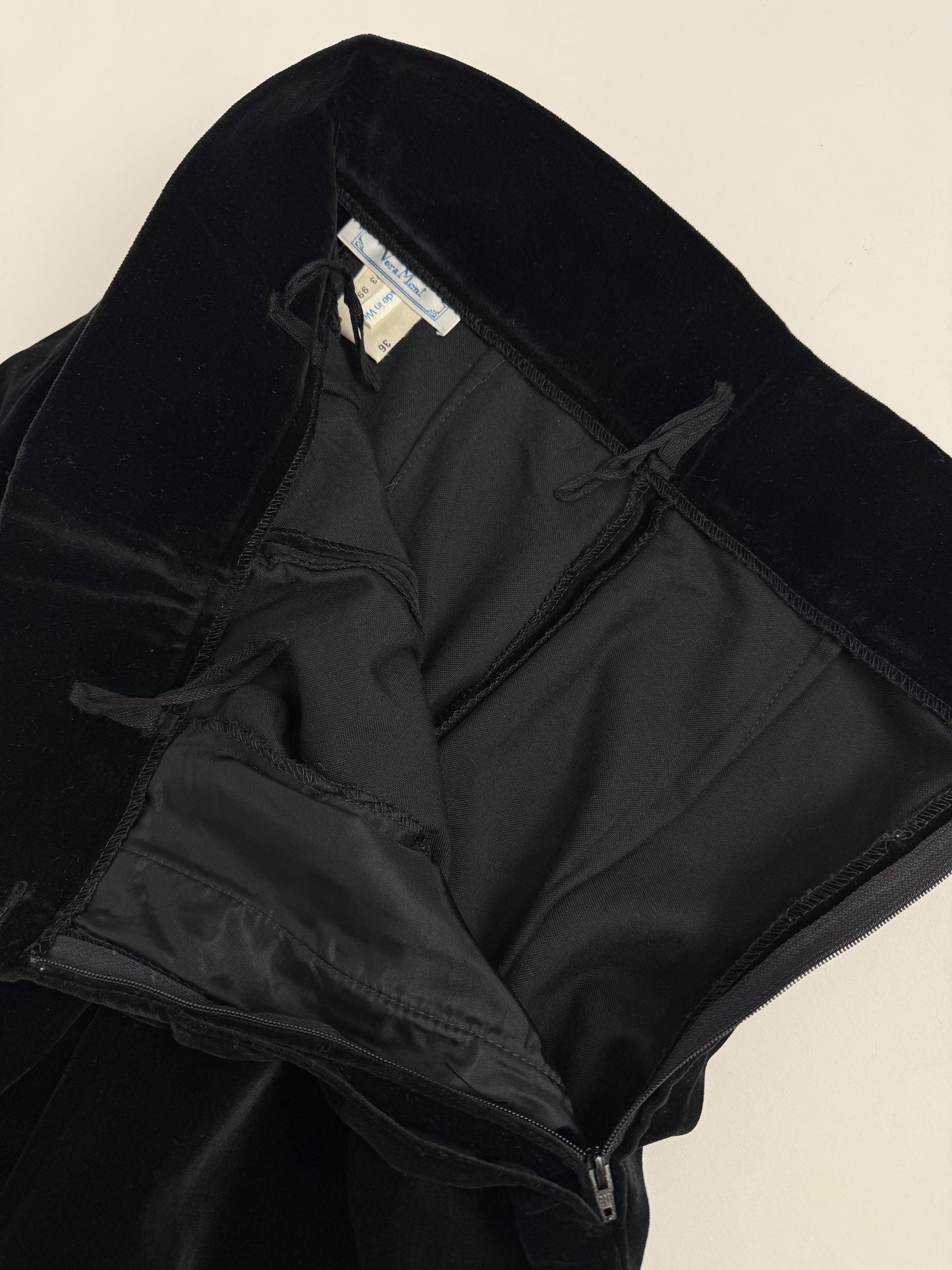 Pantaloni culotte in velluto anni '80