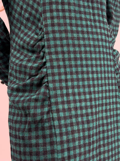 Abito Luisa Spagnoli in lana a quadretti anni '80