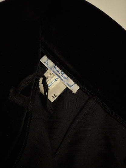 Pantaloni culotte in velluto anni '80