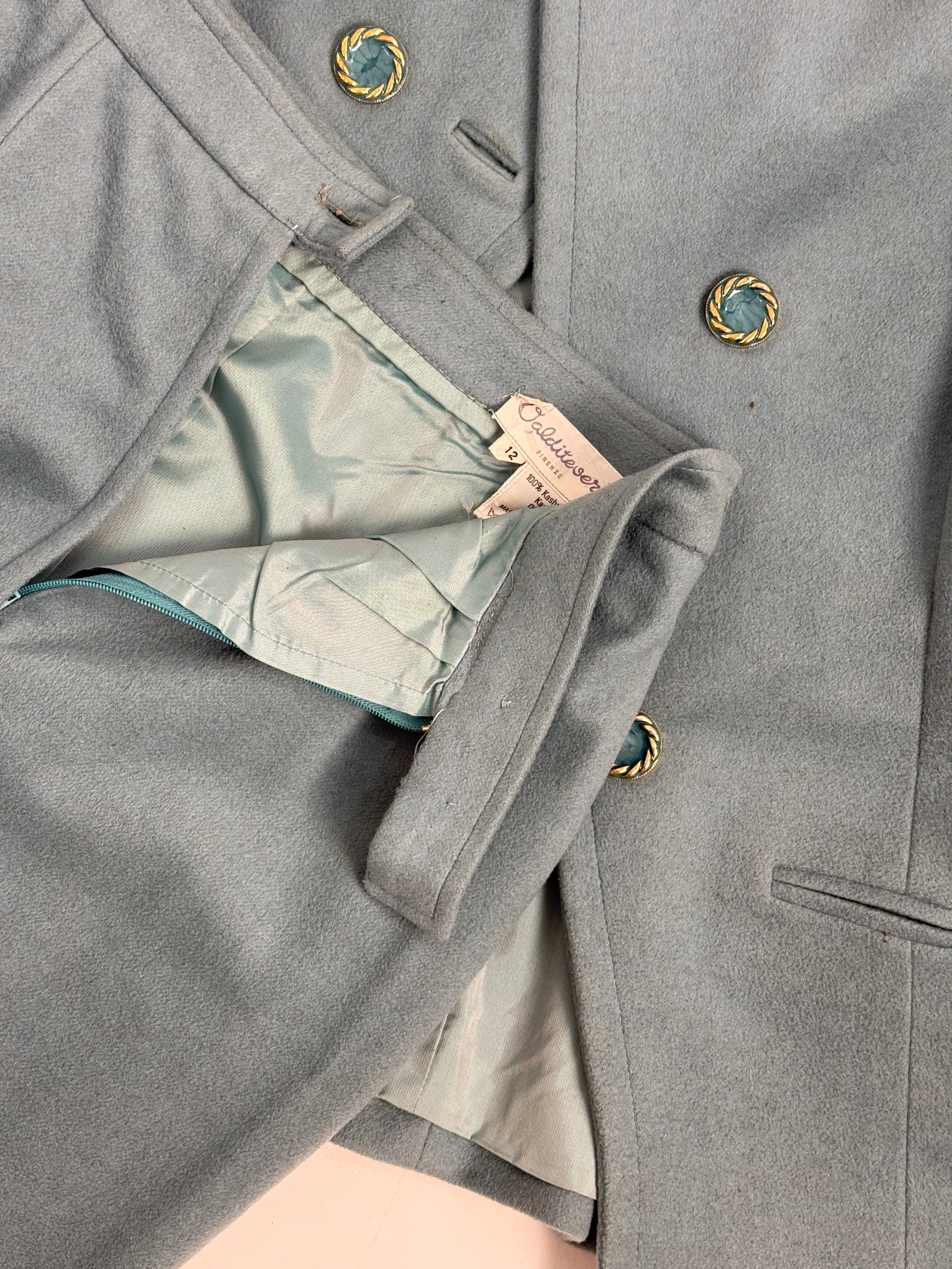 Completo vintage in cashmere - Tailleur Valditevere