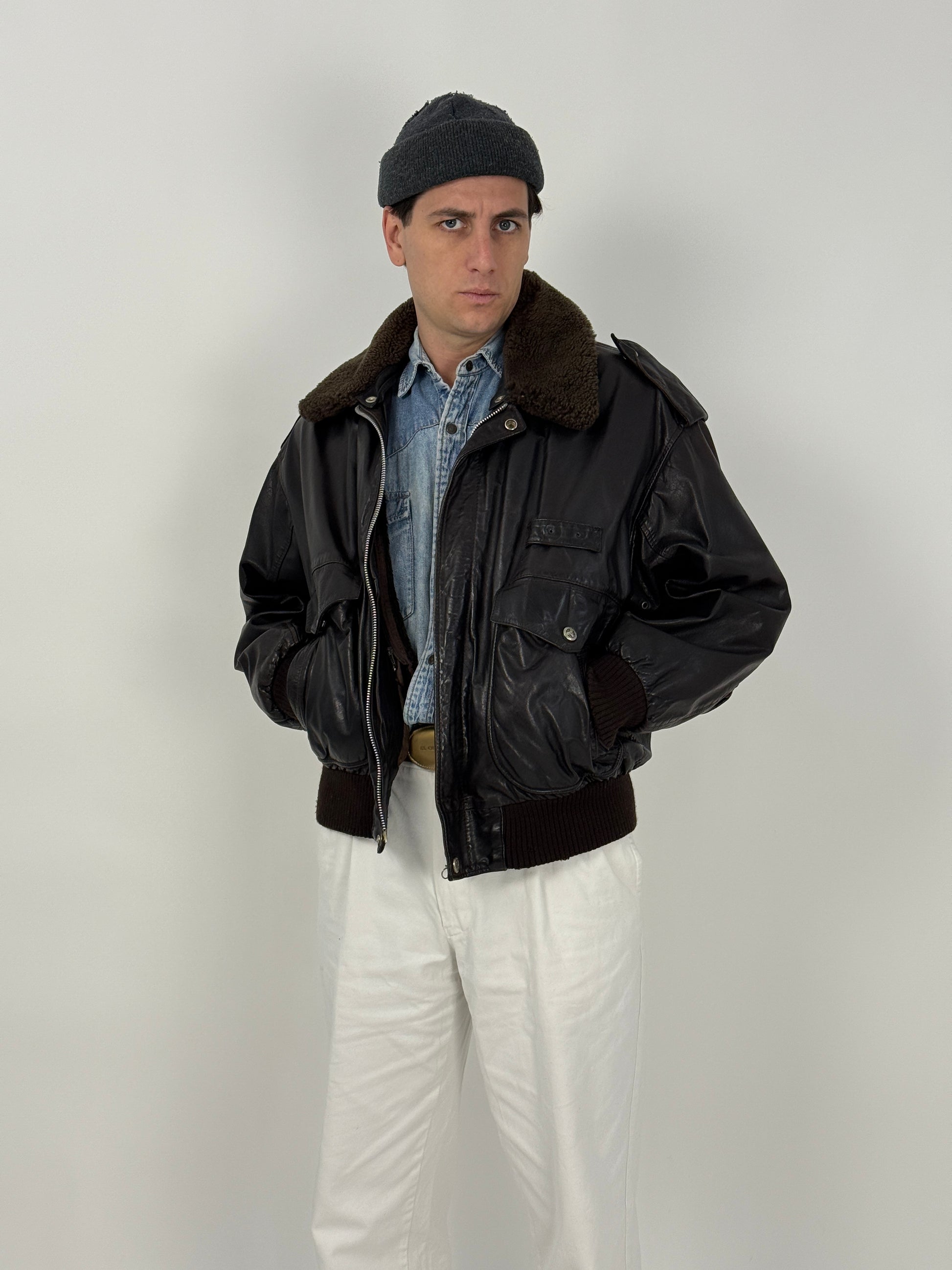 safe-3-aviatore-giacca-in-pelle-marrone