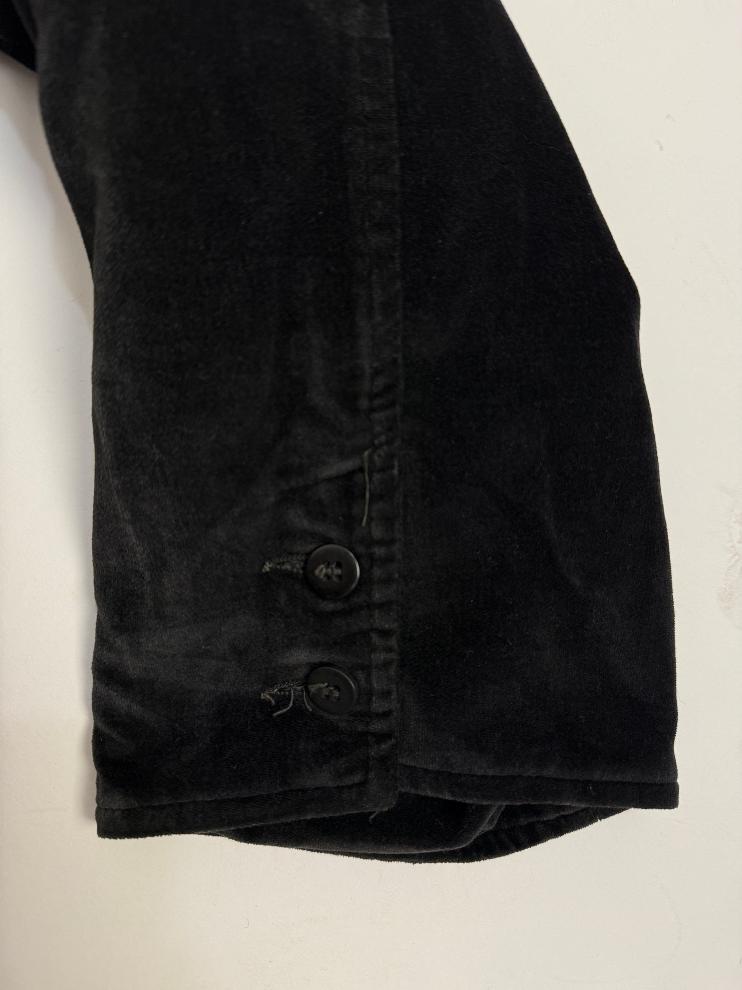 Cappotto Krizia anni '80 in velluto