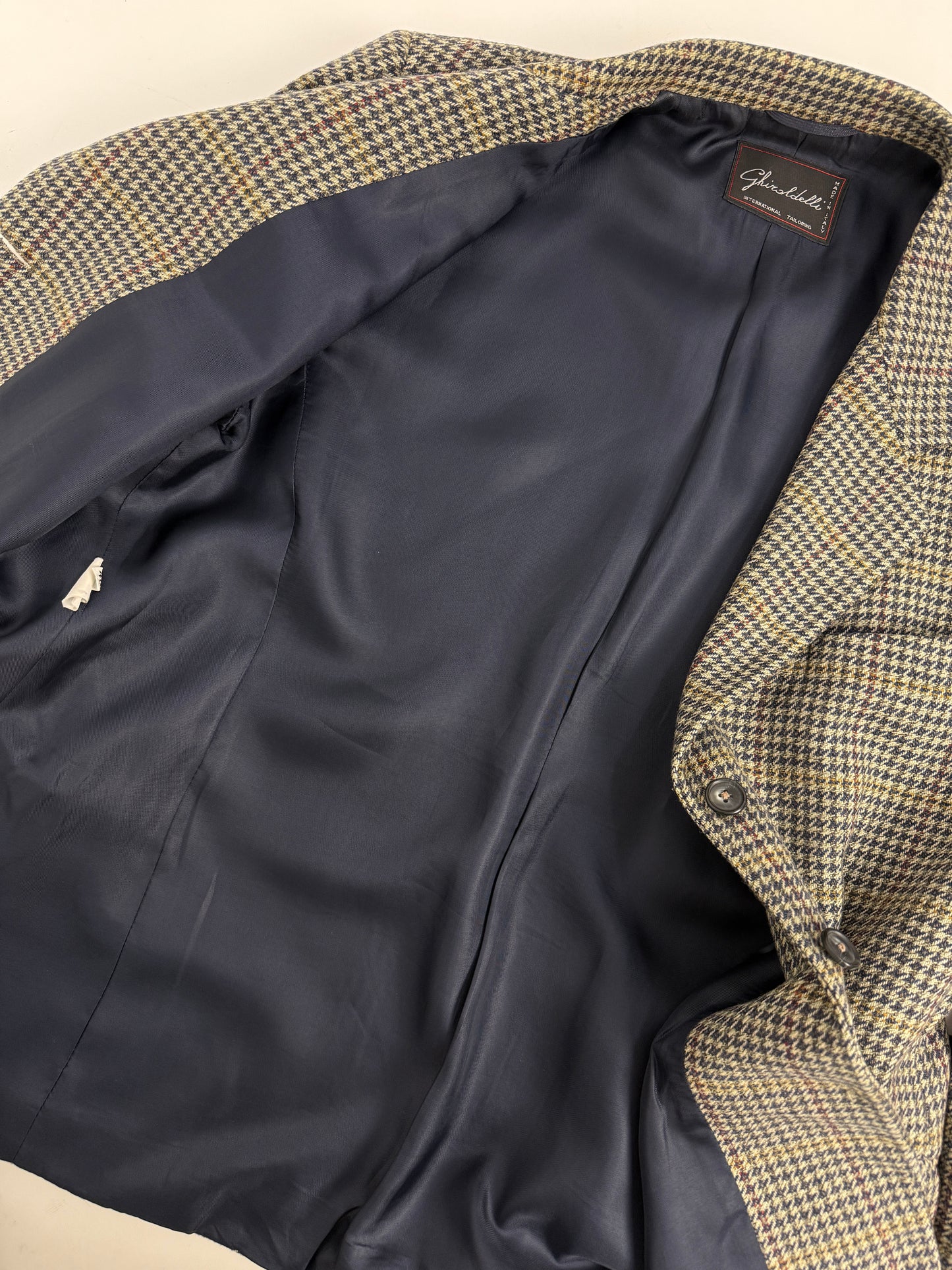 Giacca Ghirardelli in lana Principe di Galles anni ’80