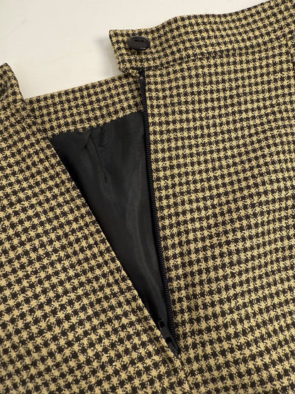 Gonna tubino in pied de poule