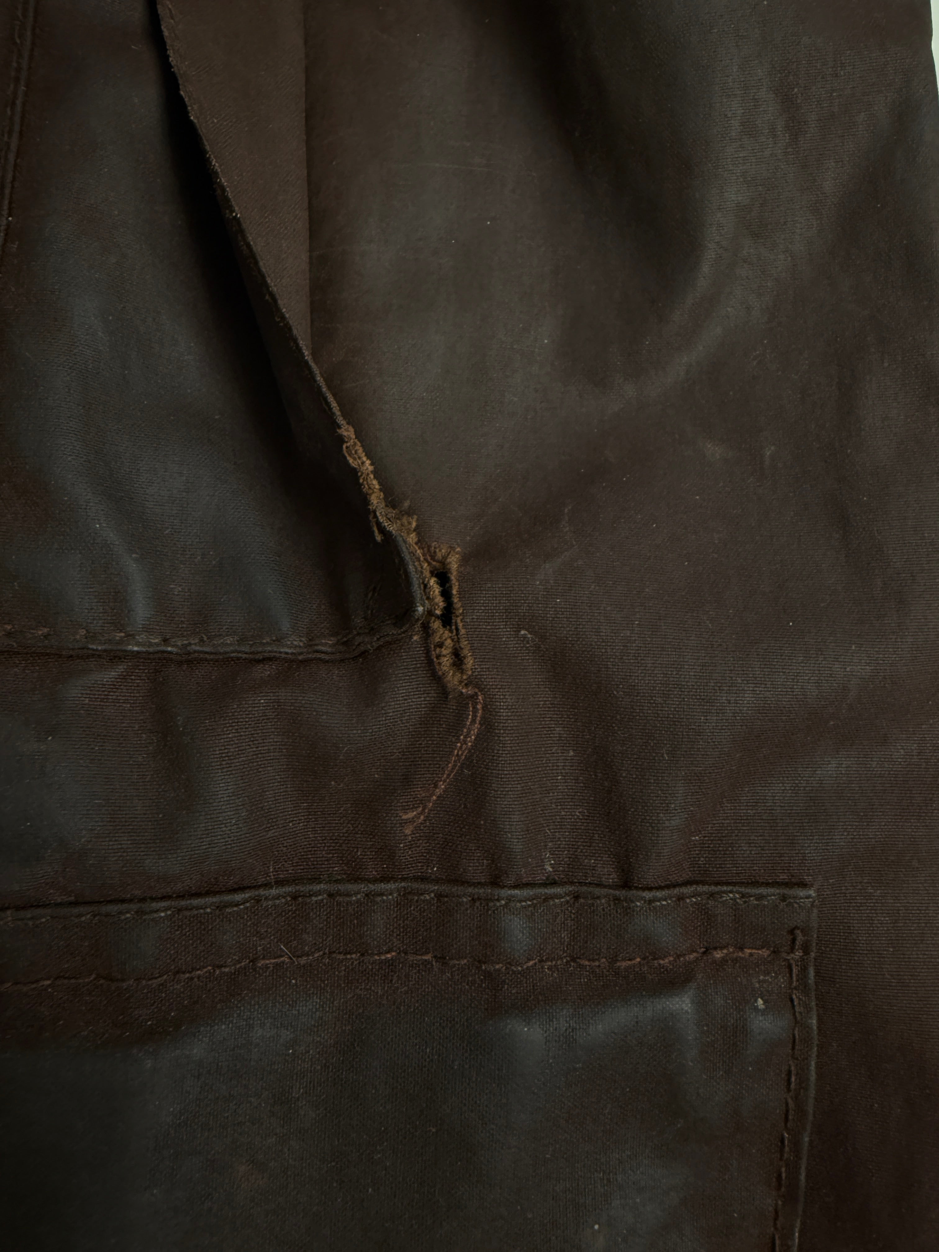 Barbour Beaufort anni '90 con pelliccia interna - C40/102 CM
