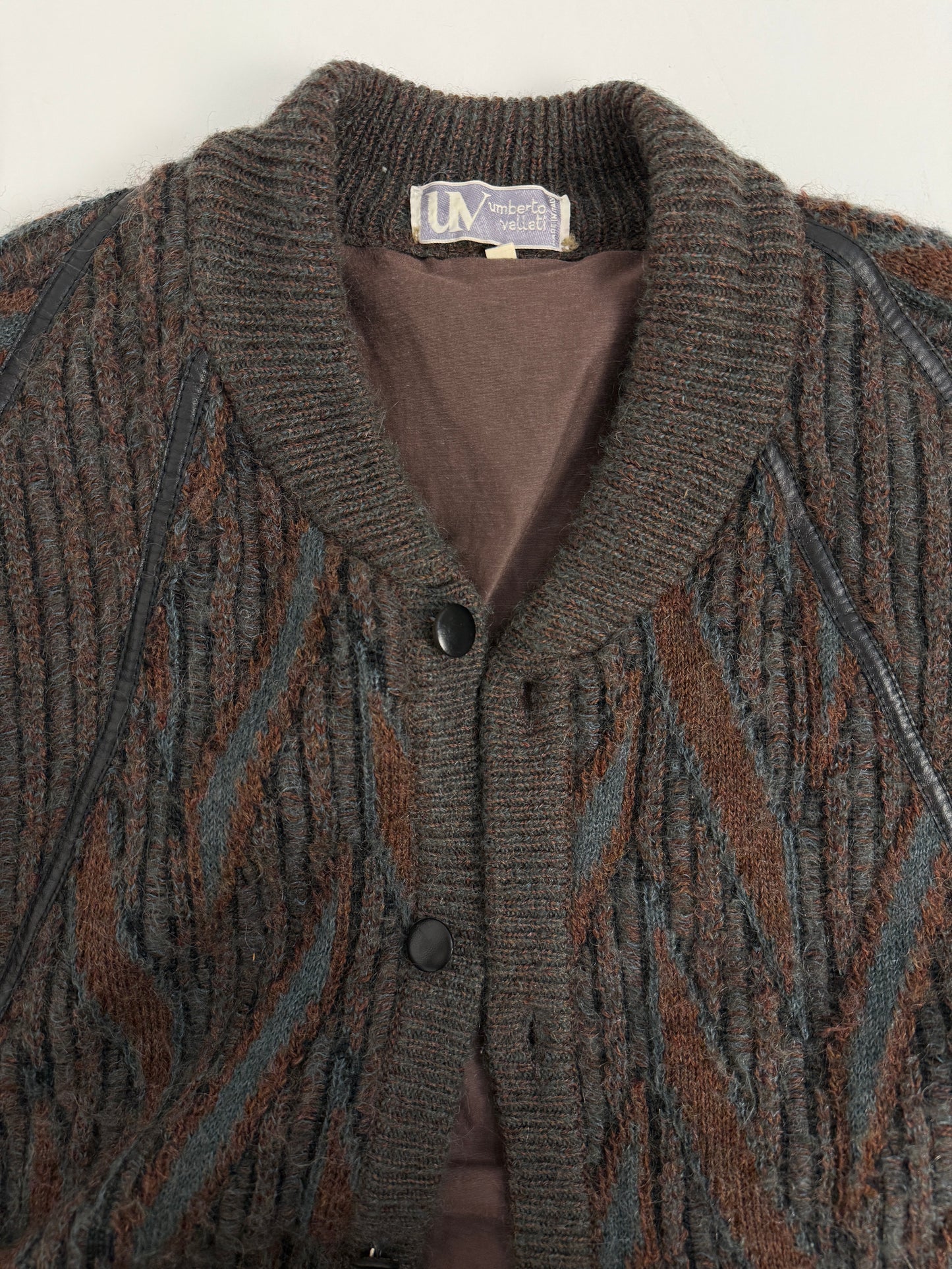 Cardigan in lana/mohair primi anni '80