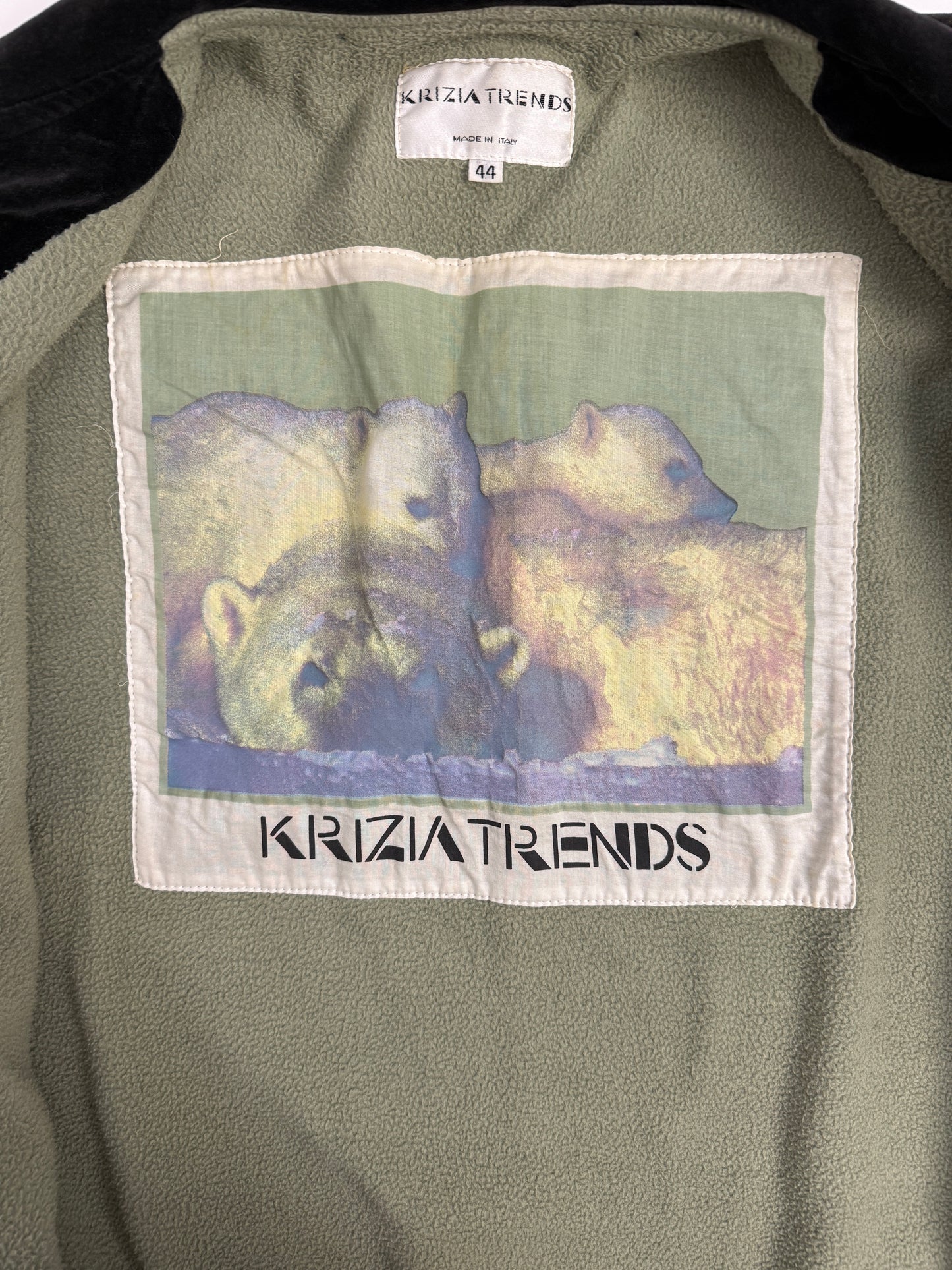 Cappotto Krizia anni '80 in velluto