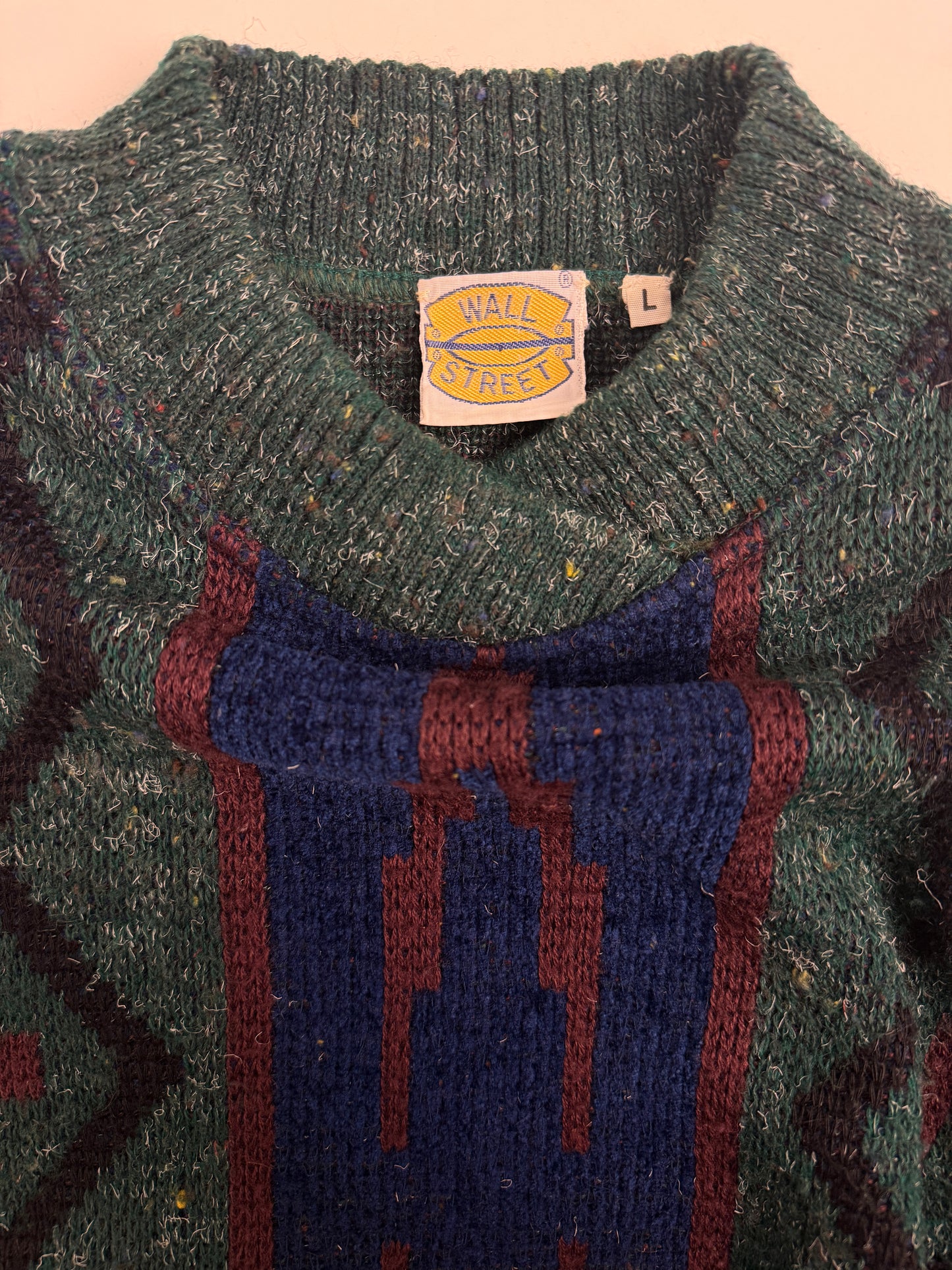 Maglione in lana fantasia  anni ’80