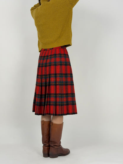 Kilt Scozzese anni '70 in lana mohair