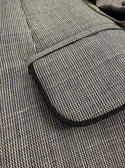 Giacca Steinbock in lana micro-check