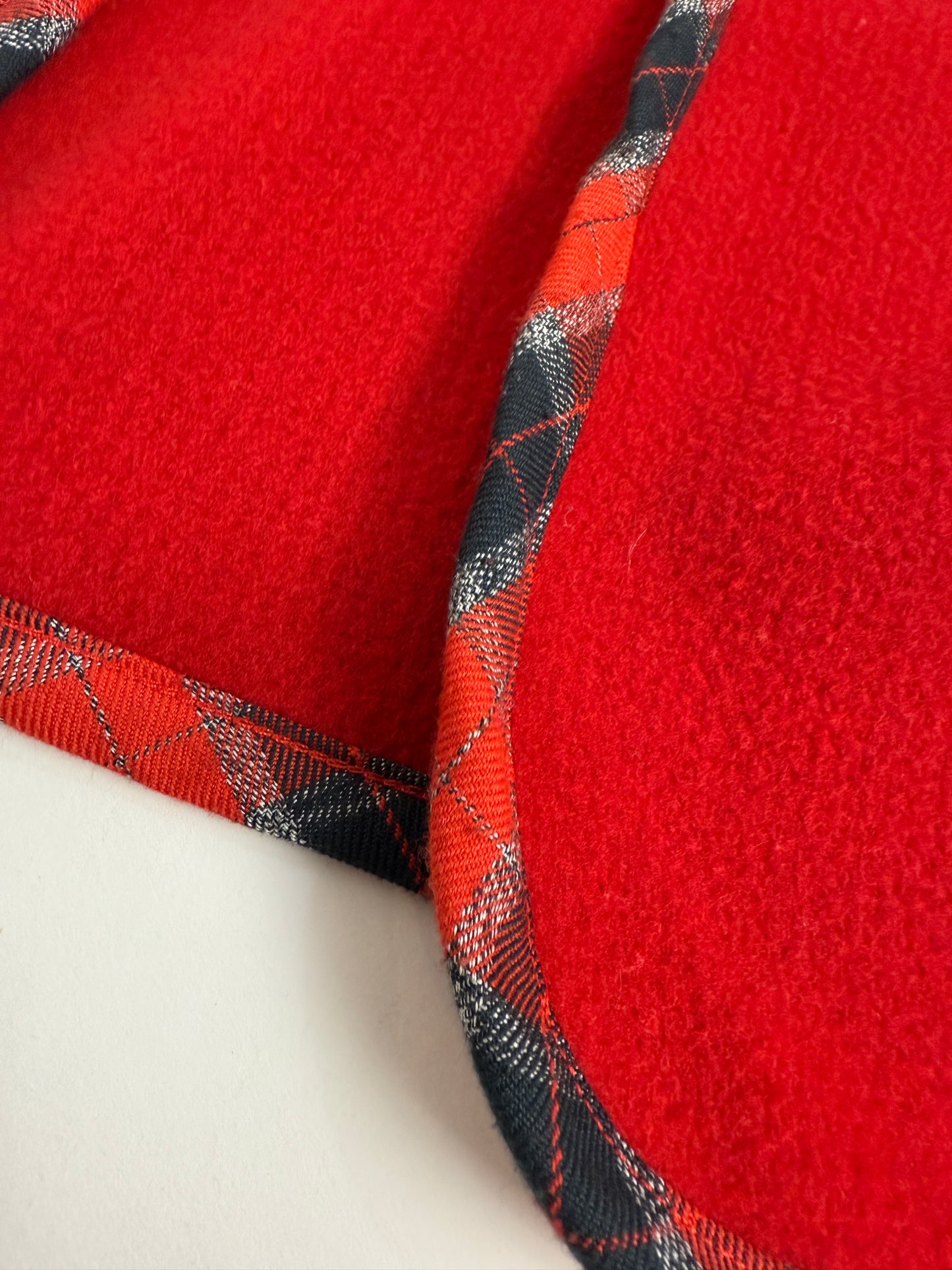 Gilet vintage con profili scozzesi