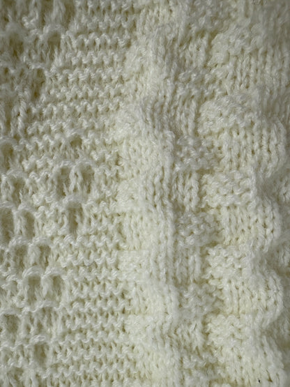 Cardigan vintage in lana lavorata a maglia