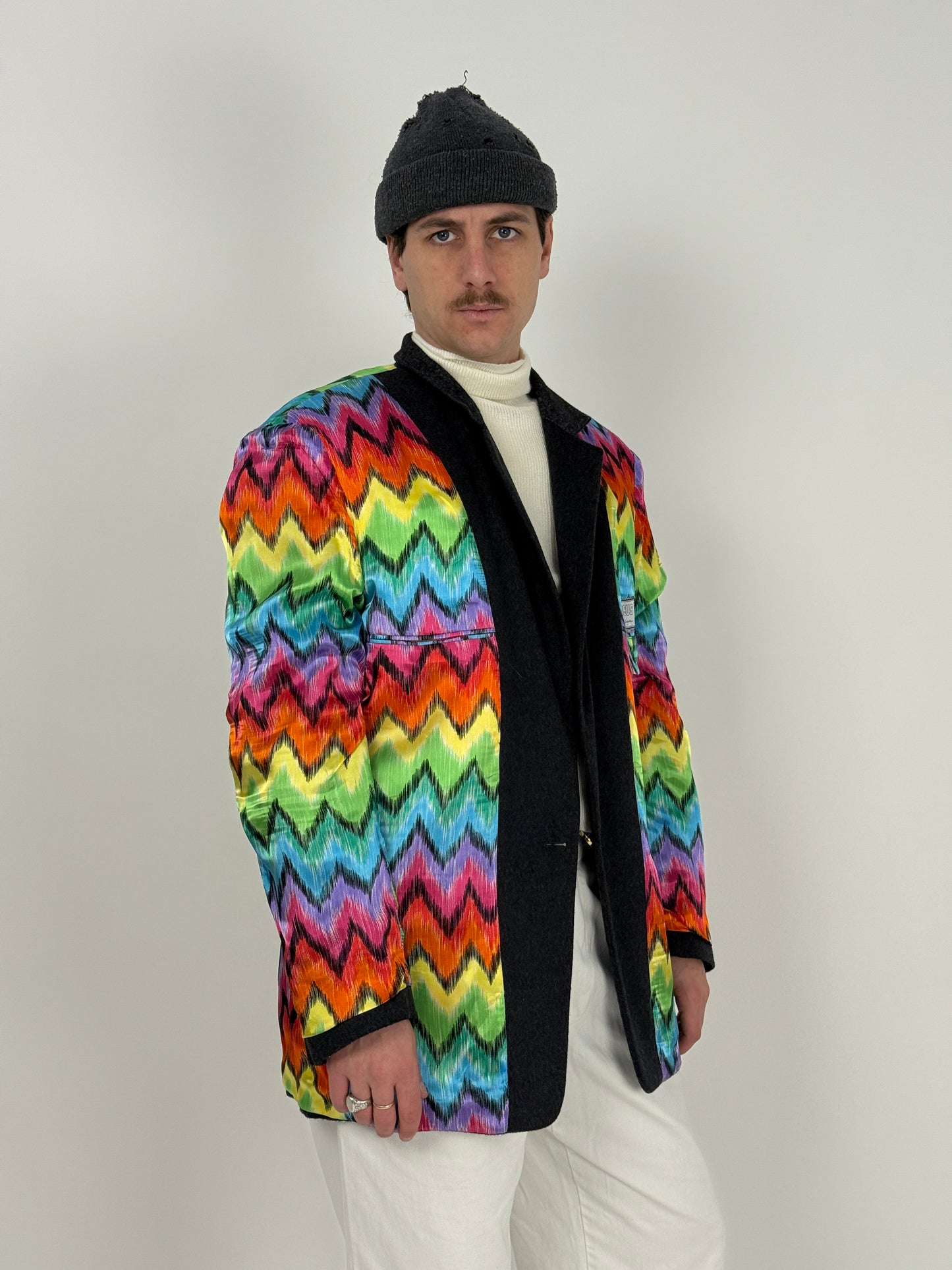 Blazer Versus Gianni Versace anni '90 - fodera multicolor