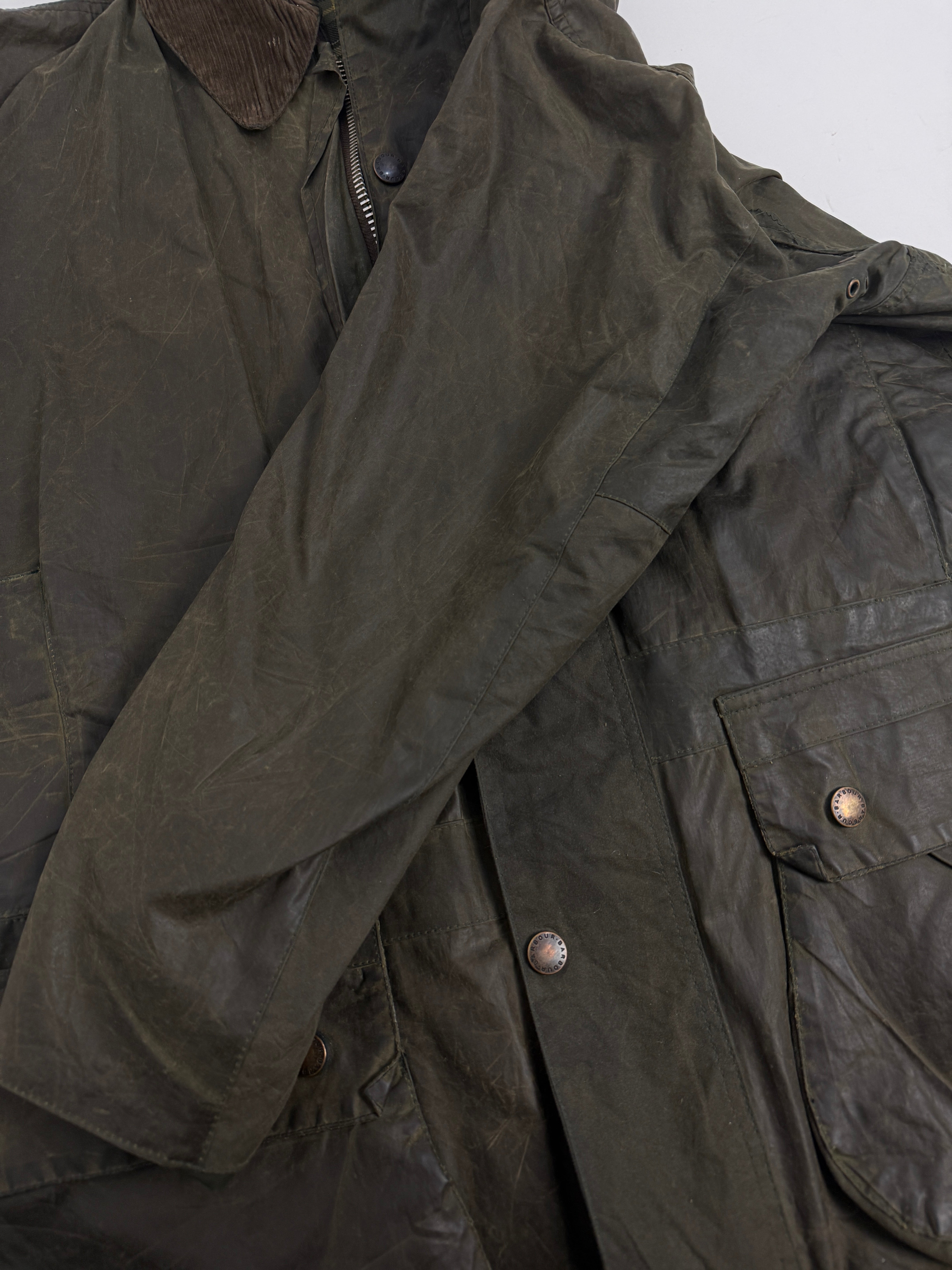 Giacca cerata Barbour Border C42/L - Waxed jacket Verde