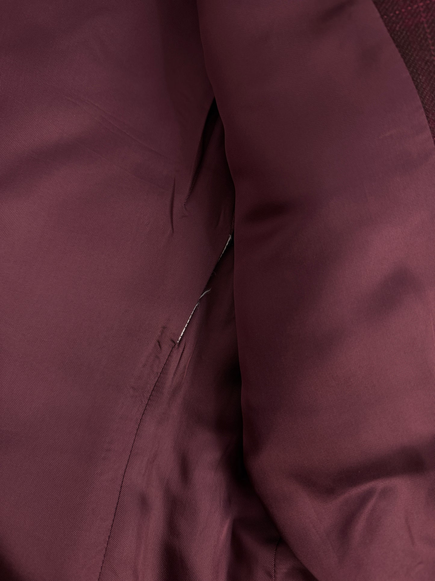 Giacca a quadri con collo in velluto