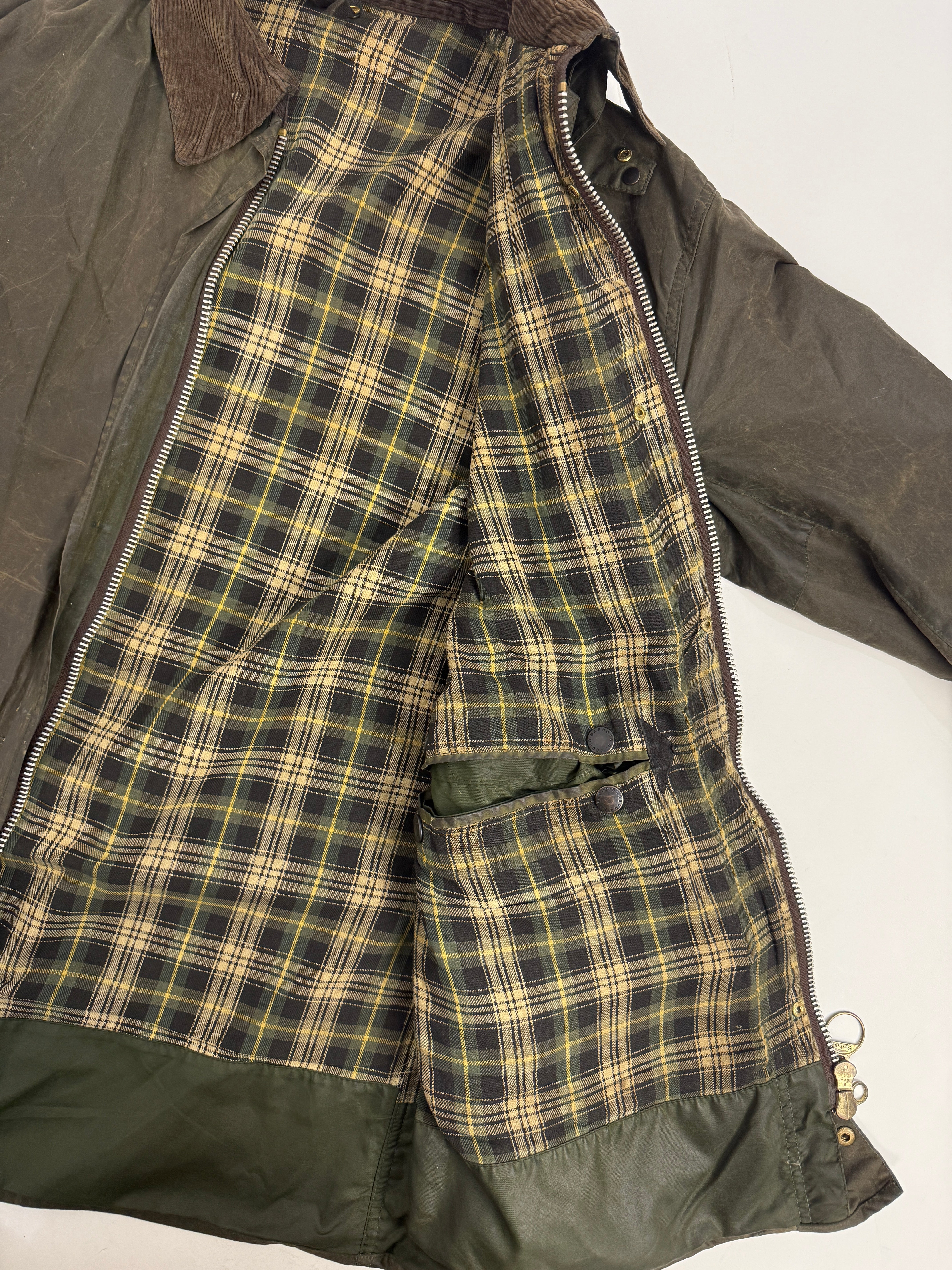 Giacca cerata Barbour Border C42/L - Waxed jacket Verde