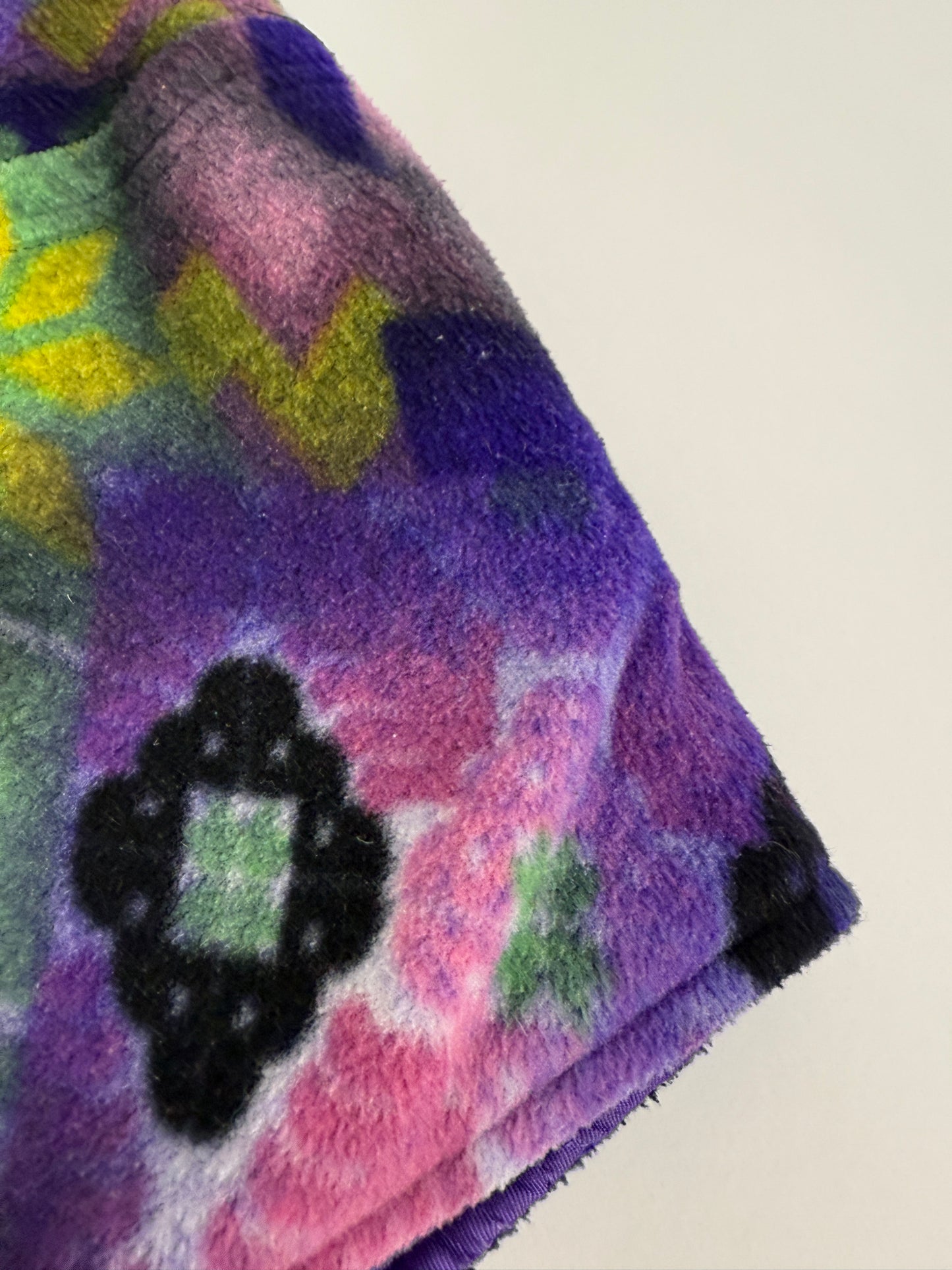 Gilet pile anni '90 - fodera trapuntata