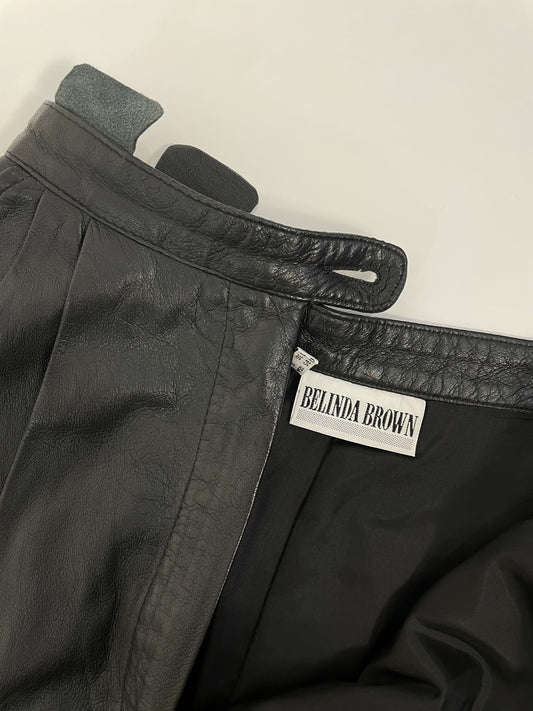 Bermuda in vera pelle vintage