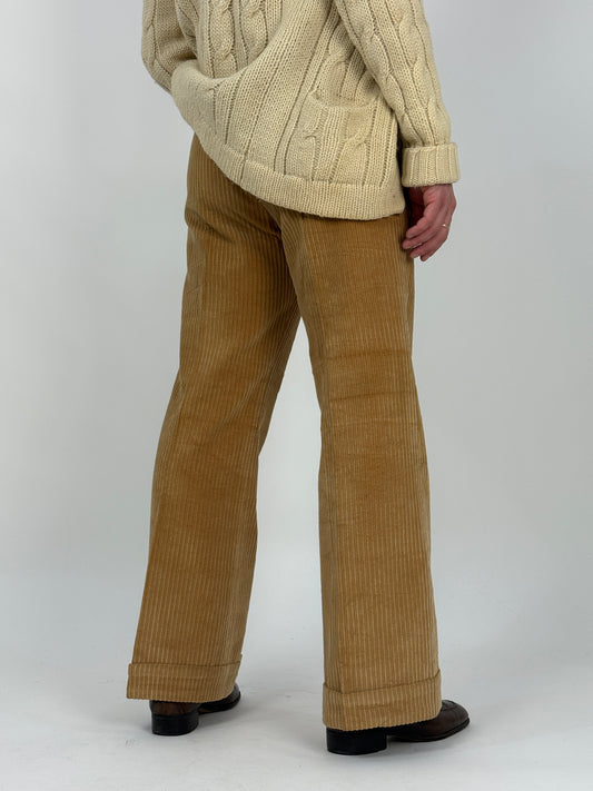 Pantaloni anni ’70 in velluto a coste