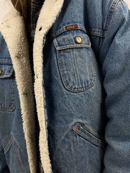 Rifle sherpa denim jacket