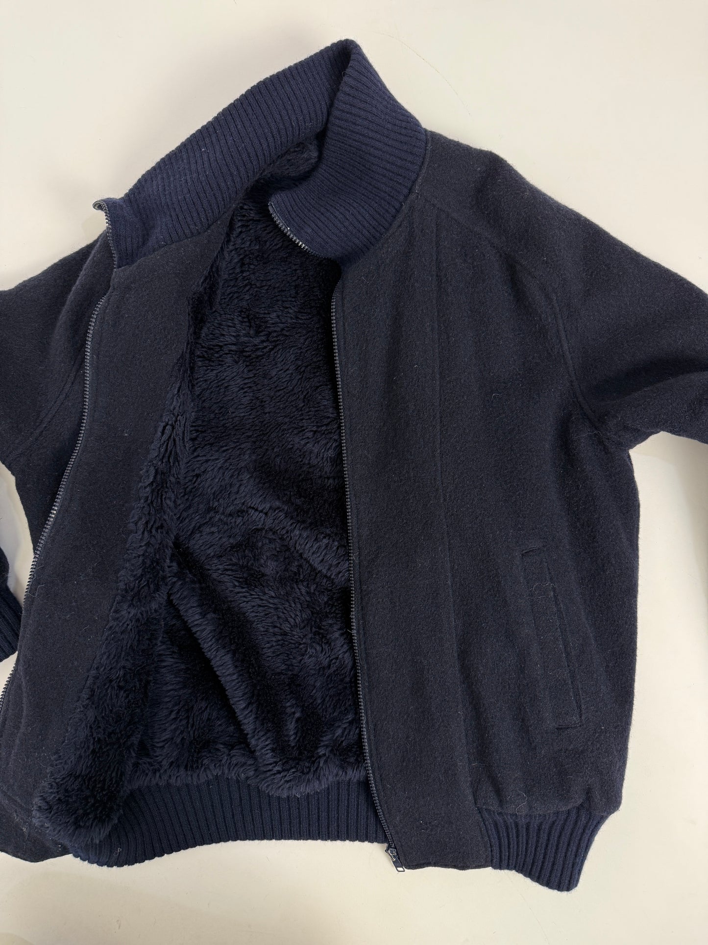 Giacca Breco’s in lana con interno teddy anni '70