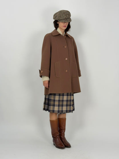 Cappotto Cammello in Lana anni '70