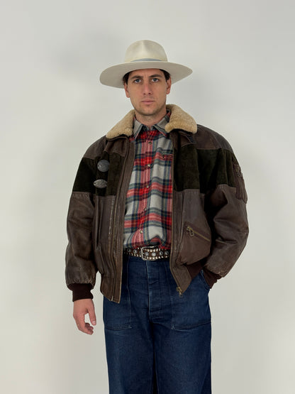 air-force-giubbotto-usa-marone-con-pelliccia