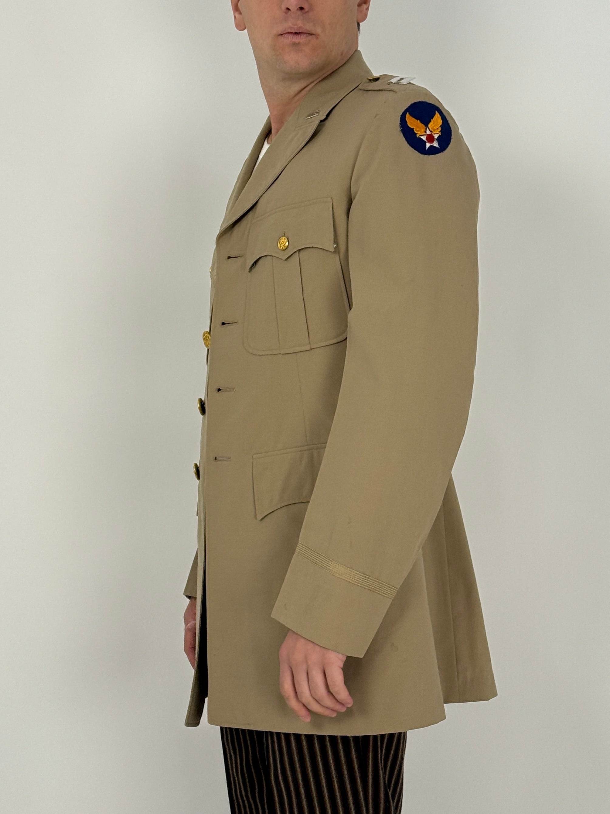 giacca-militare-us-force-anni-40-beige-monopetto