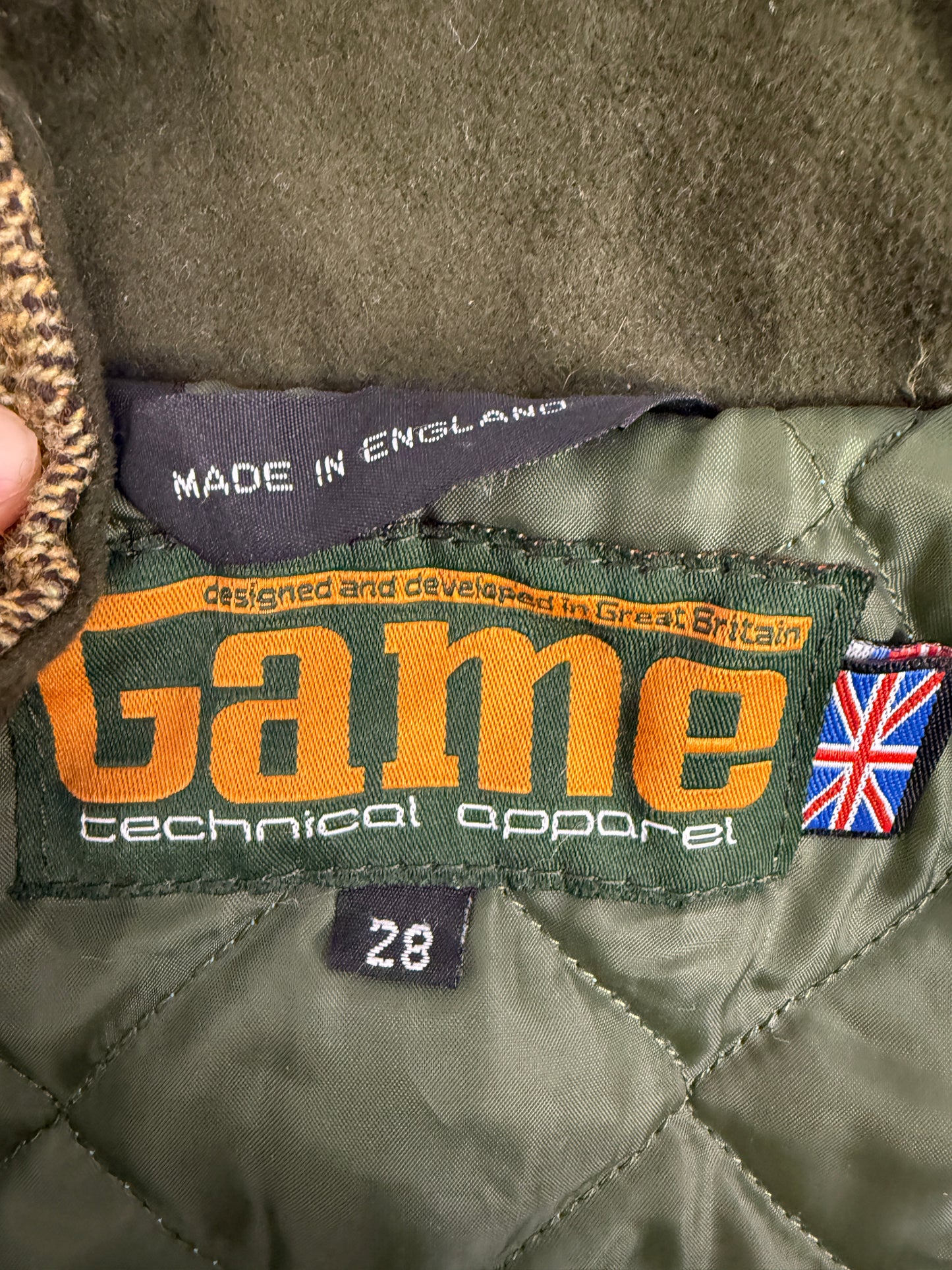 Gilet in tweed spigato anni ’80 – Made in England