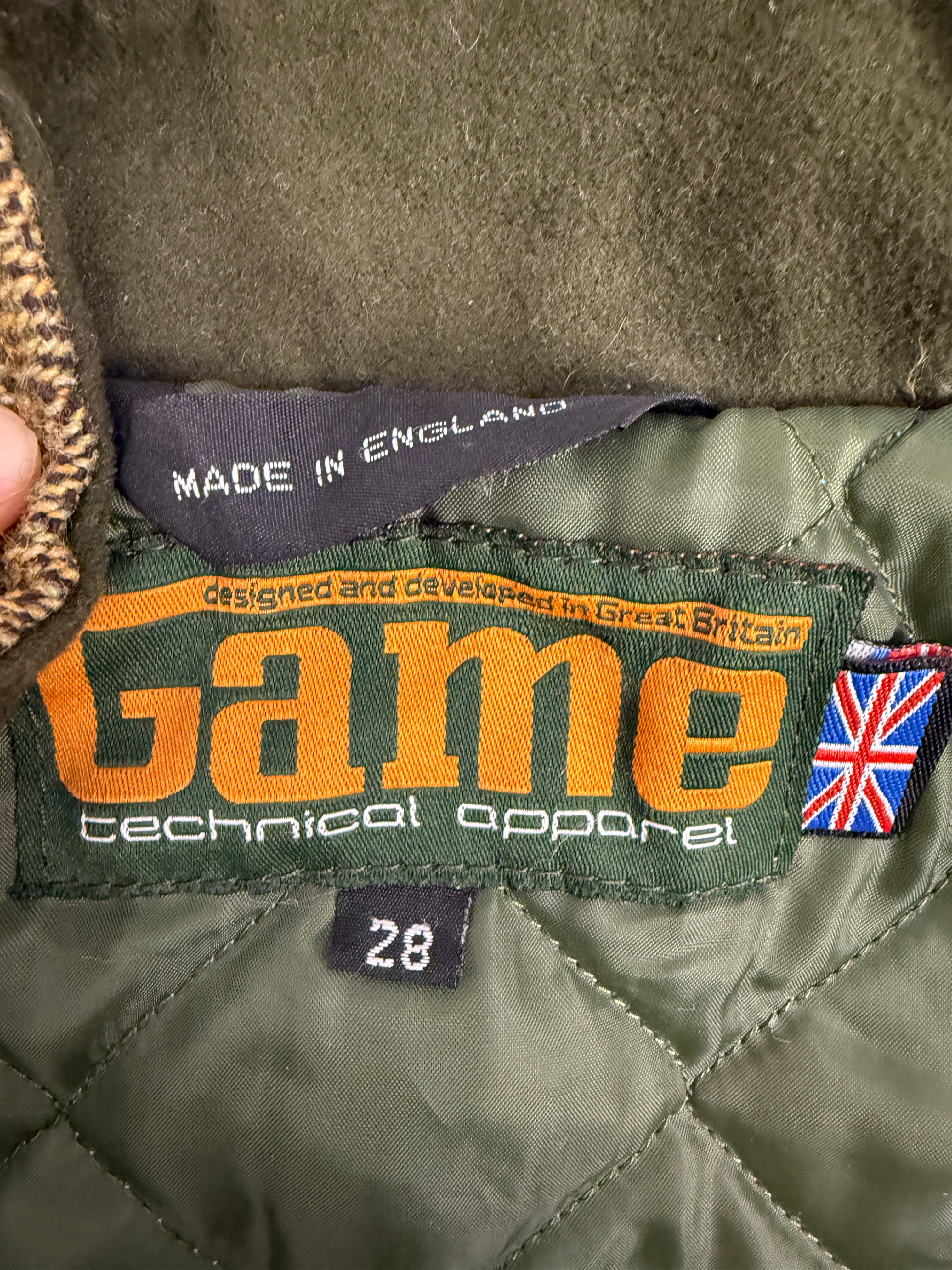 Gilet in tweed spigato anni ’80 – Made in England