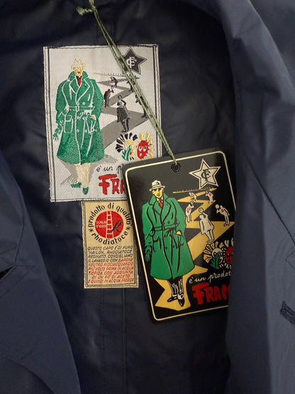 Trench impermeabile FRAG blu navy