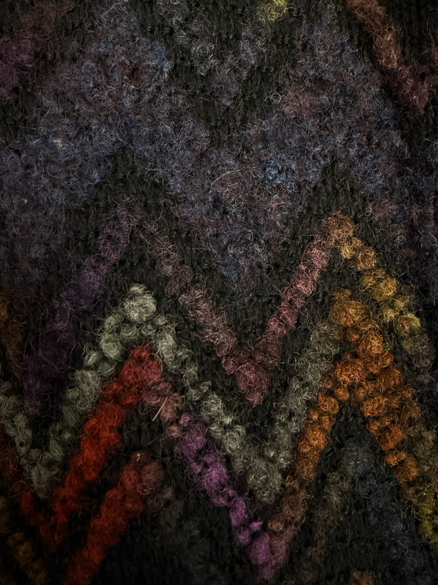 Cardigan anni '80 in Lana e Alpaca