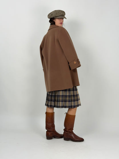 Cappotto Cammello in Lana anni '70