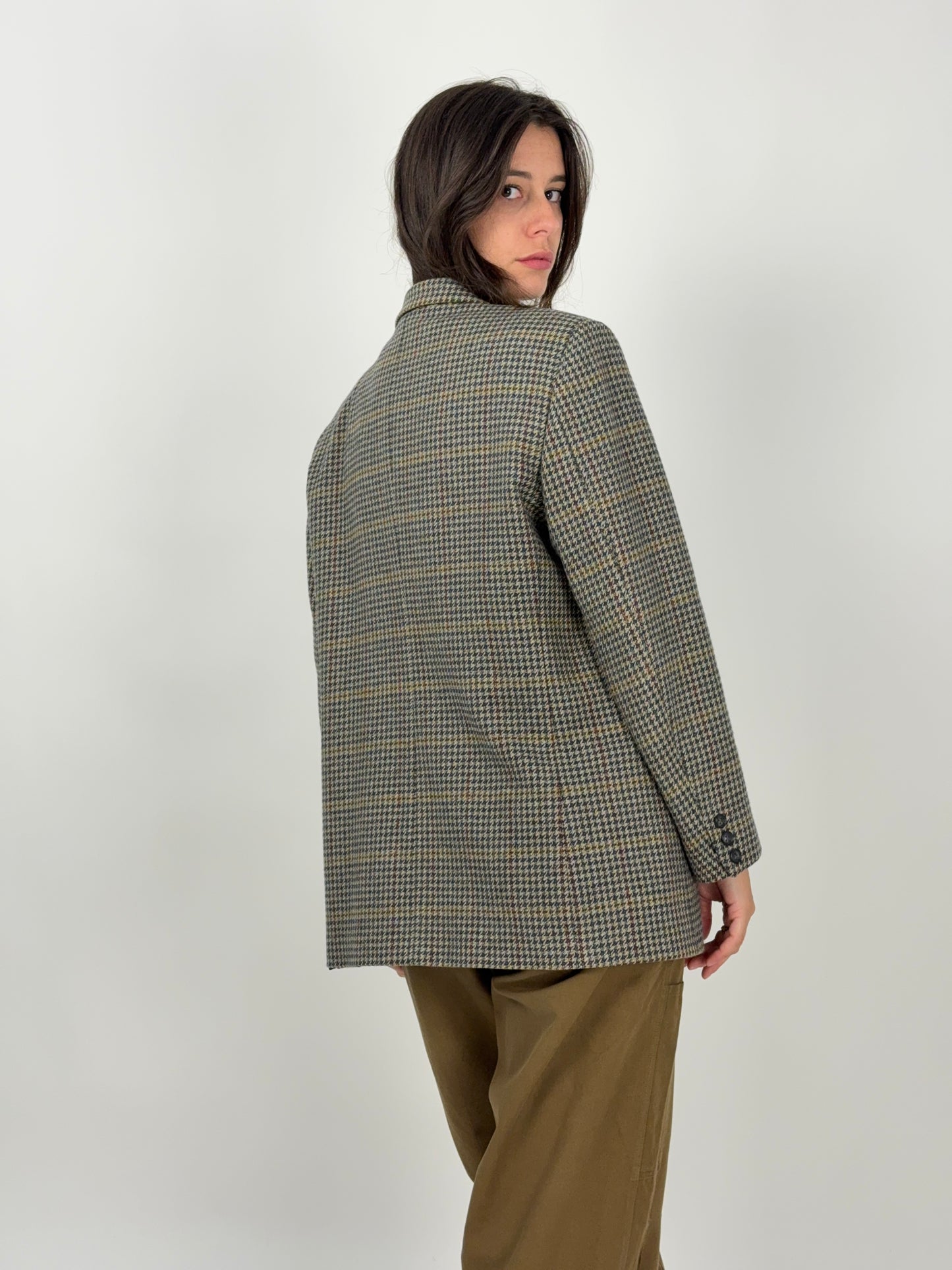 Giacca Ghirardelli in lana Principe di Galles anni ’80