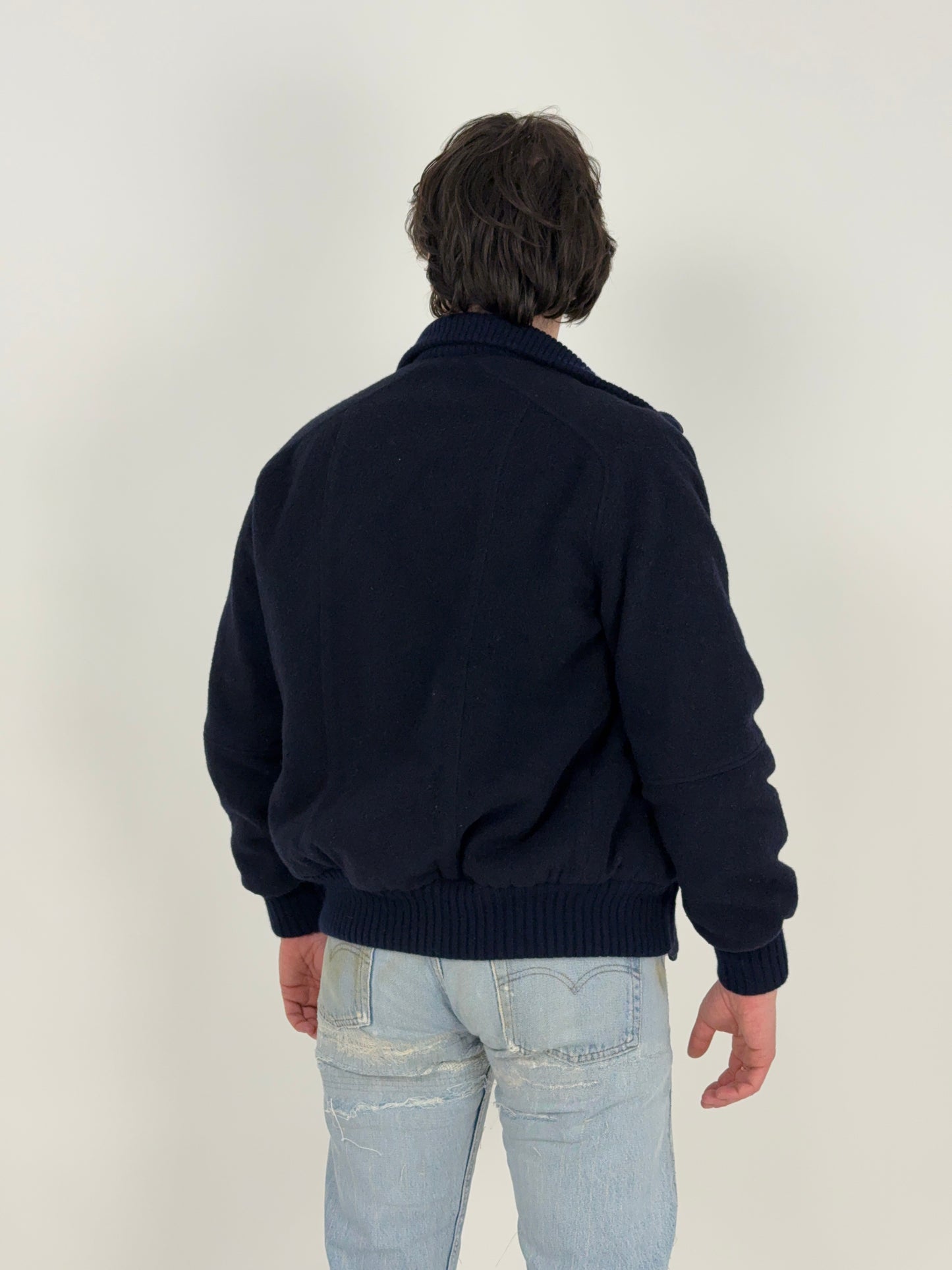 Giacca Breco’s in lana con interno teddy anni '70