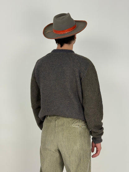 Maglione in lana e mohair