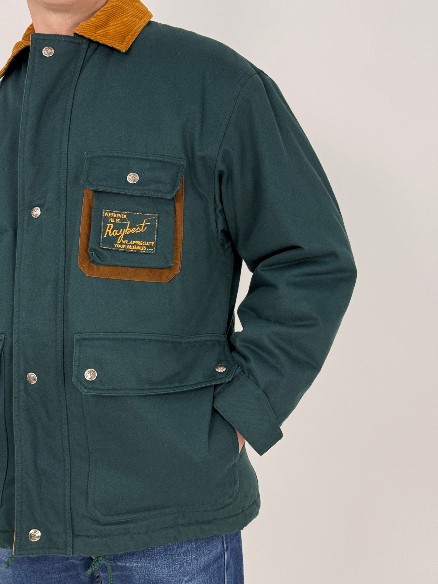 Giacca Raybest con collo in velluto