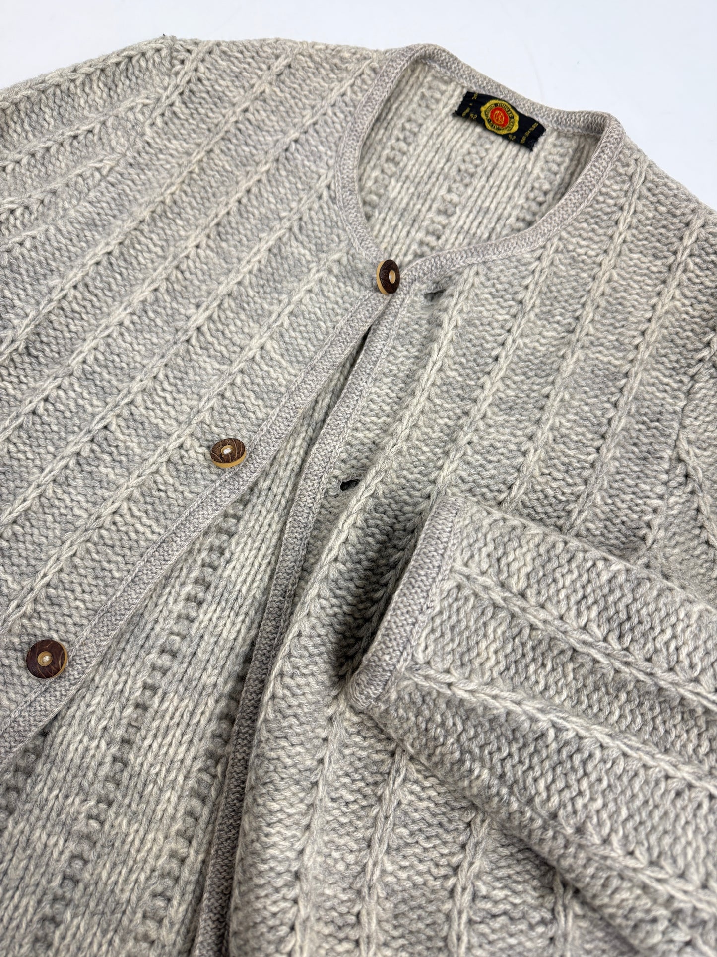 Cardigan tirolese in pura lana - Made in Austria