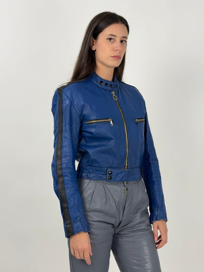 giacca-harro-moto-anni-70-blu