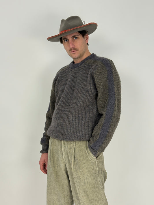 maglione-vintage-in-lana-mohair-da-uomo-grigio
